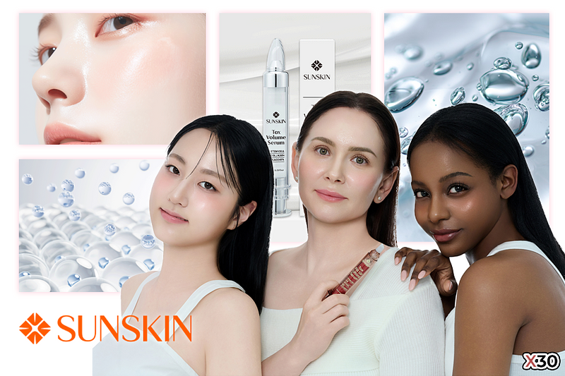 Sunskin skincare model Xperience (influencers with 50k+ followers)
